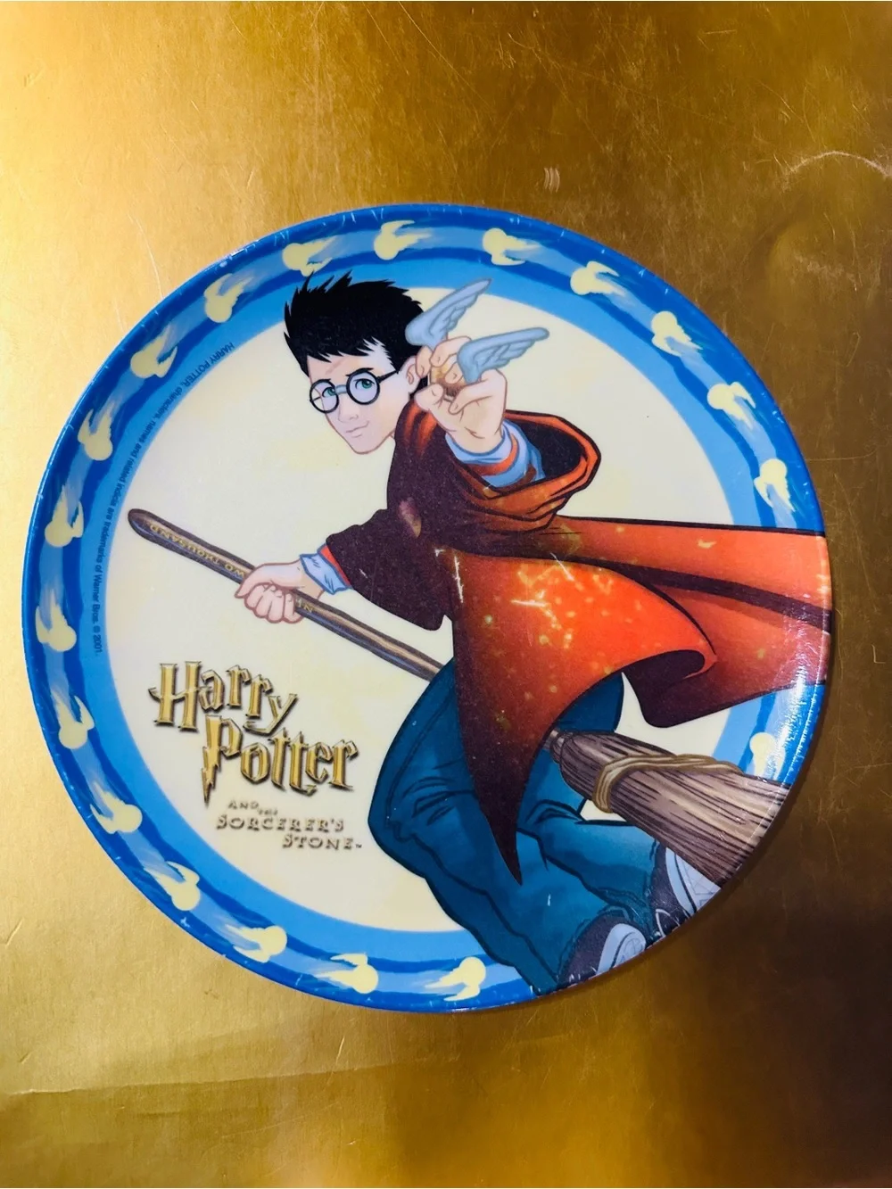 Harry Pottery And The Sorcerer’s Stone Melamine Kids Plate Y2K 2001 Warner Bros